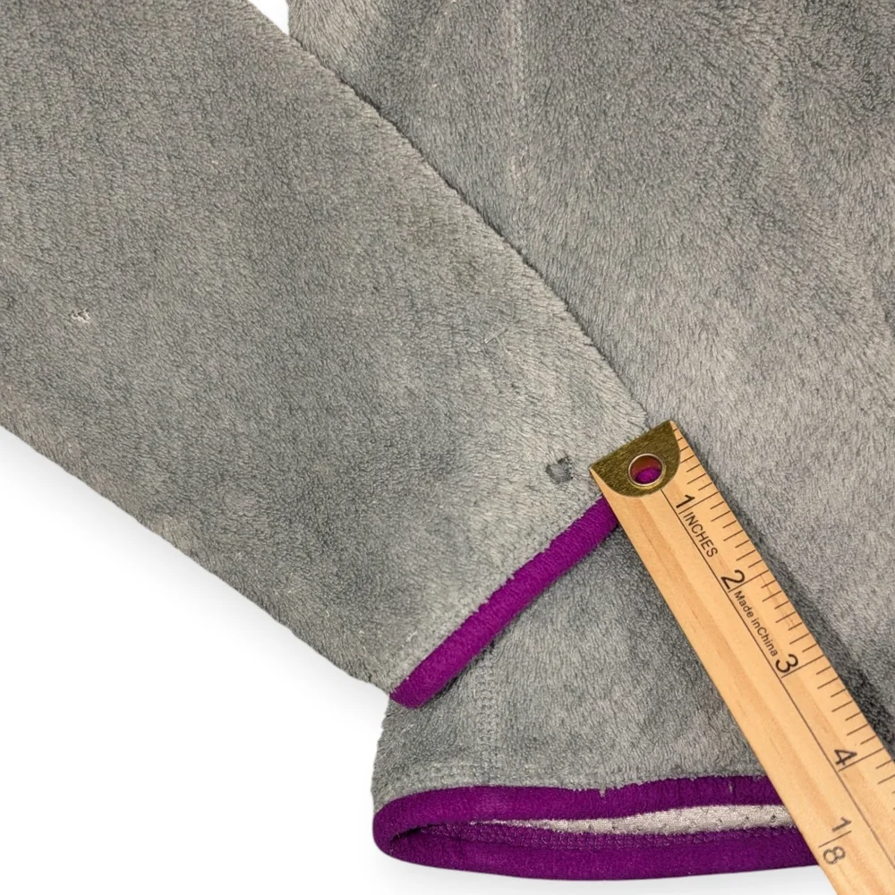 Womens Patagonia Synchilla Snap-T Fleece Pullover Jacket Grey Purple Small - Picture 9 of 9
